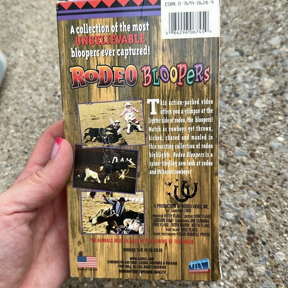 Rodeo Bloopers VHS Tape - Picture 2 of 3